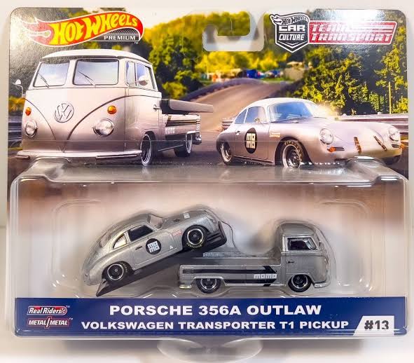 Porsche 356A Outlaw VW T1 Pickup Transporter Hot Wheels Team Transport #13