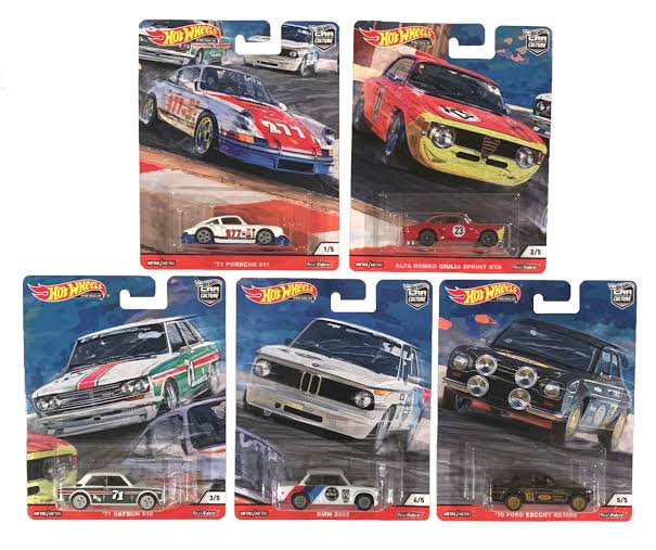 Door Slammers CAR CULTURE (Set of 5) Complete Hotwheels Premium