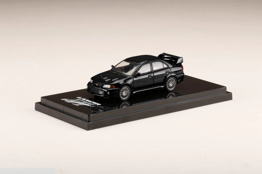 MITSUBISHI LANCER EVO 6 (CP9A) PYRENEES BLACK HOBBY JAPAN 1:64