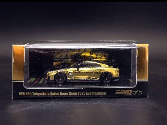 NISSAN R35 GTR NISMO (CHROME GOLD) - INNO64 APA XPO TOKYO EXPO 2026