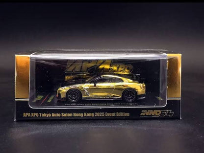 NISSAN R35 GTR NISMO (CHROME GOLD) - INNO64 APA XPO TOKYO EXPO 2026