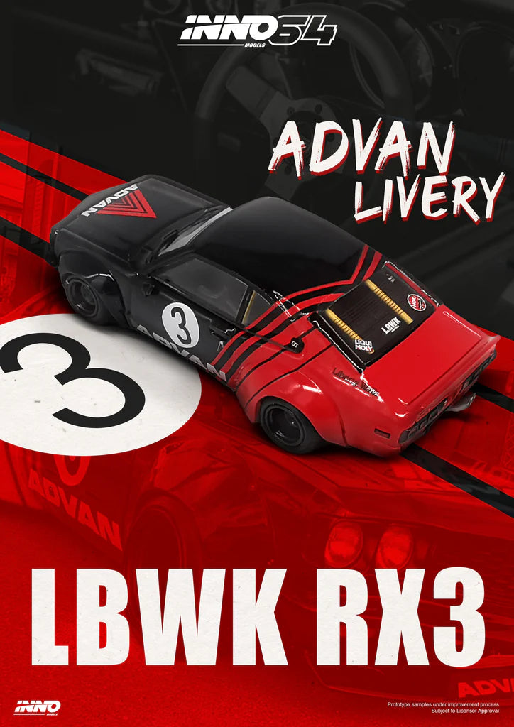 MAZDA RX3 SAVANNA LBWK (ADVAN) INNO64
