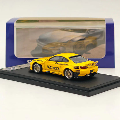 Nissan Silvia S15 Pandem Rocket Bunny (Yellow) - 1/64 SW