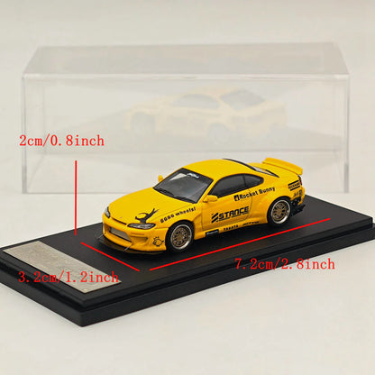Nissan Silvia S15 Pandem Rocket Bunny (Yellow) - 1/64 SW
