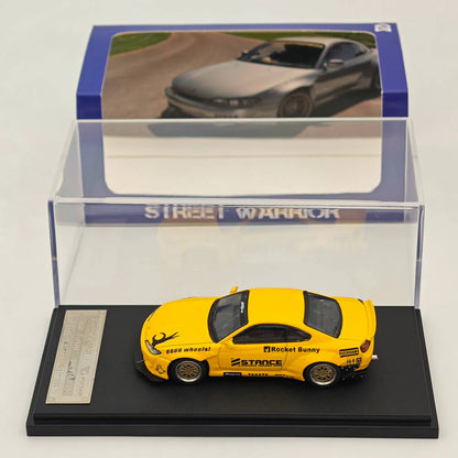 Nissan Silvia S15 Pandem Rocket Bunny (Yellow) - 1/64 SW