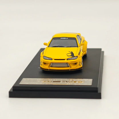 Nissan Silvia S15 Pandem Rocket Bunny (Yellow) - 1/64 SW