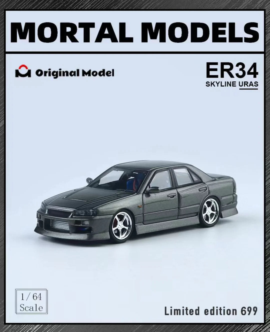 NISSAN SKYLINE ER34 URAS (3 COLOURS) - MORTAL X ORIGINAL MODEL *LIMITED to 399pcs*