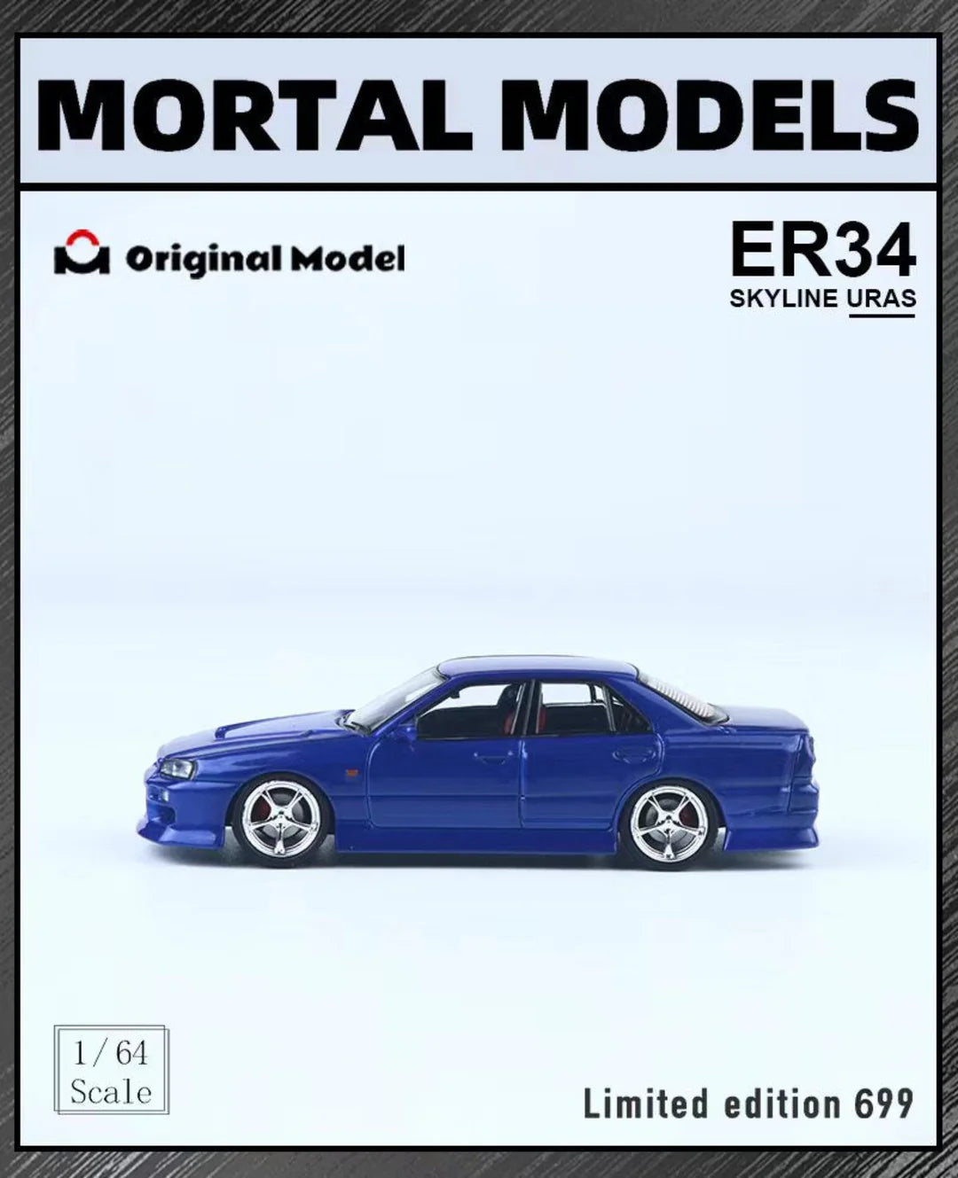 NISSAN SKYLINE ER34 URAS (3 COLOURS) - MORTAL X ORIGINAL MODEL *LIMITED to 399pcs*