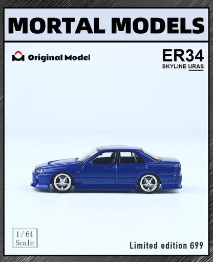 NISSAN SKYLINE ER34 URAS (3 COLOURS) - MORTAL X ORIGINAL MODEL *LIMITED to 399pcs*