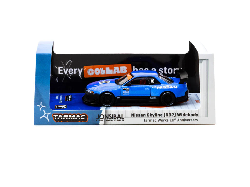 NISSAN SKYLINE R32 WIDEBODY - TARMAC WORKS 10TH ANNIVERSARY 1:64