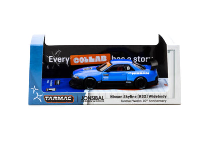 NISSAN SKYLINE R32 WIDEBODY - TARMAC WORKS 10TH ANNIVERSARY 1:64