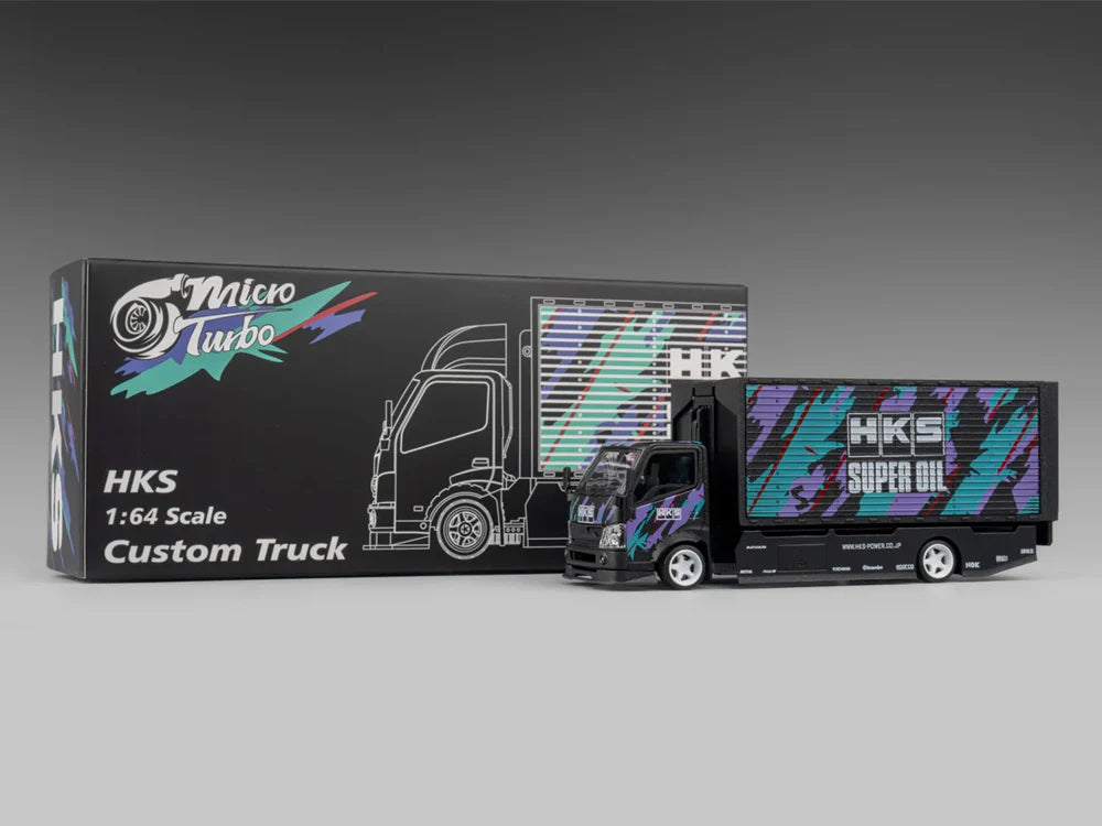HKS Custom Tow Truck (Metallic Black) - Micro Turbo 1:64 – Diecast HKS Custom Tow Truck (Metallic Black) - Micro Turbo 1:64 – Diecast