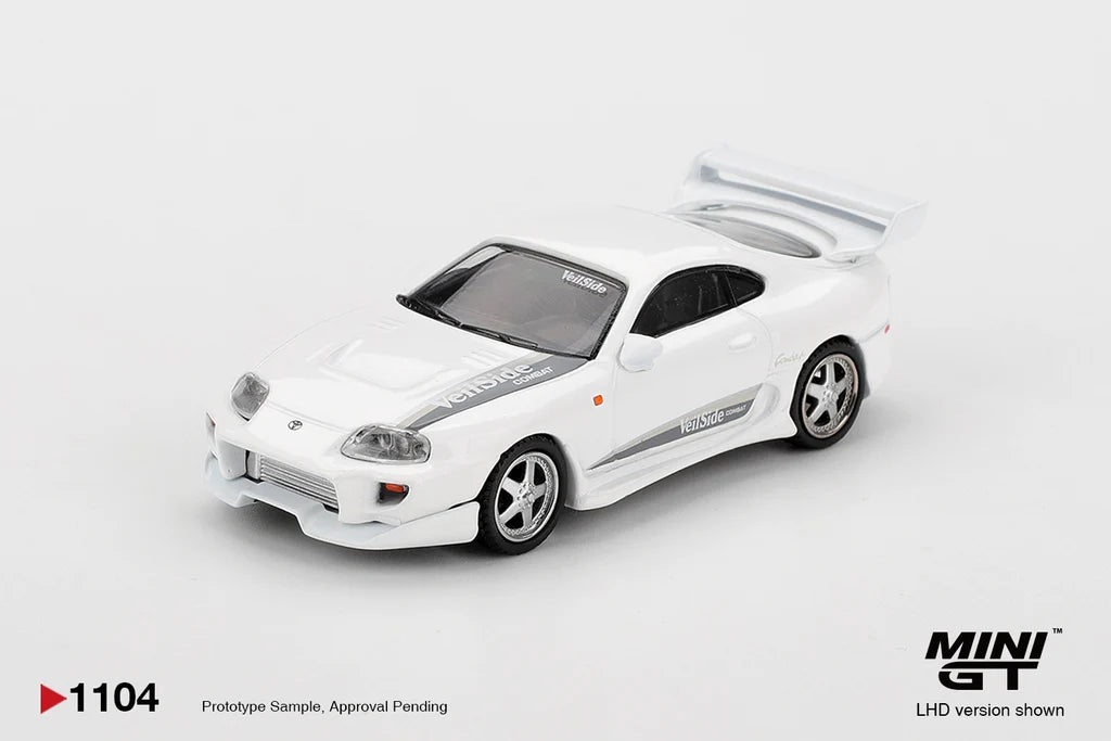Toyota Supra VeilSide Combat V-I (White) Mini GT 1:64 MGT01104