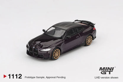 BMW M4 (G82) M-Performance (Daytona Violet) Mini GT 1:64 MGT01112