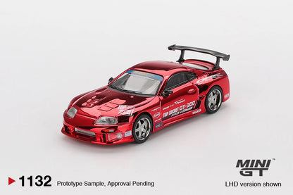 Toyota Supra (A80) Top Secret GT-300 Top Secret (Red Chrome) Mini GT 1:64 MGT01132
