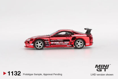 Toyota Supra (A80) Top Secret GT-300 Top Secret (Red Chrome) Mini GT 1:64 MGT01132