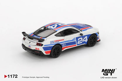 Ford Mustang Dark Horse (#24 Ford Performance Racing School) Mini GT 1:64 MGT01172