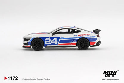 Ford Mustang Dark Horse (#24 Ford Performance Racing School) Mini GT 1:64 MGT01172