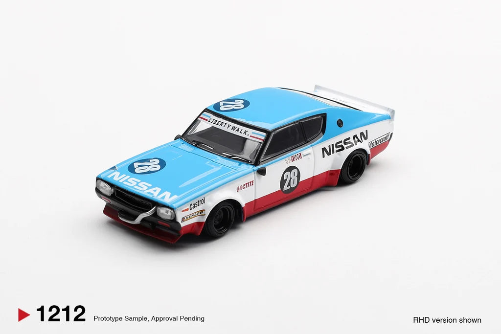 Nissan Skyline Kenmeri Liberty Walk (Nissan Racing '75 Concept) Mini GT 1:64 MGT01212