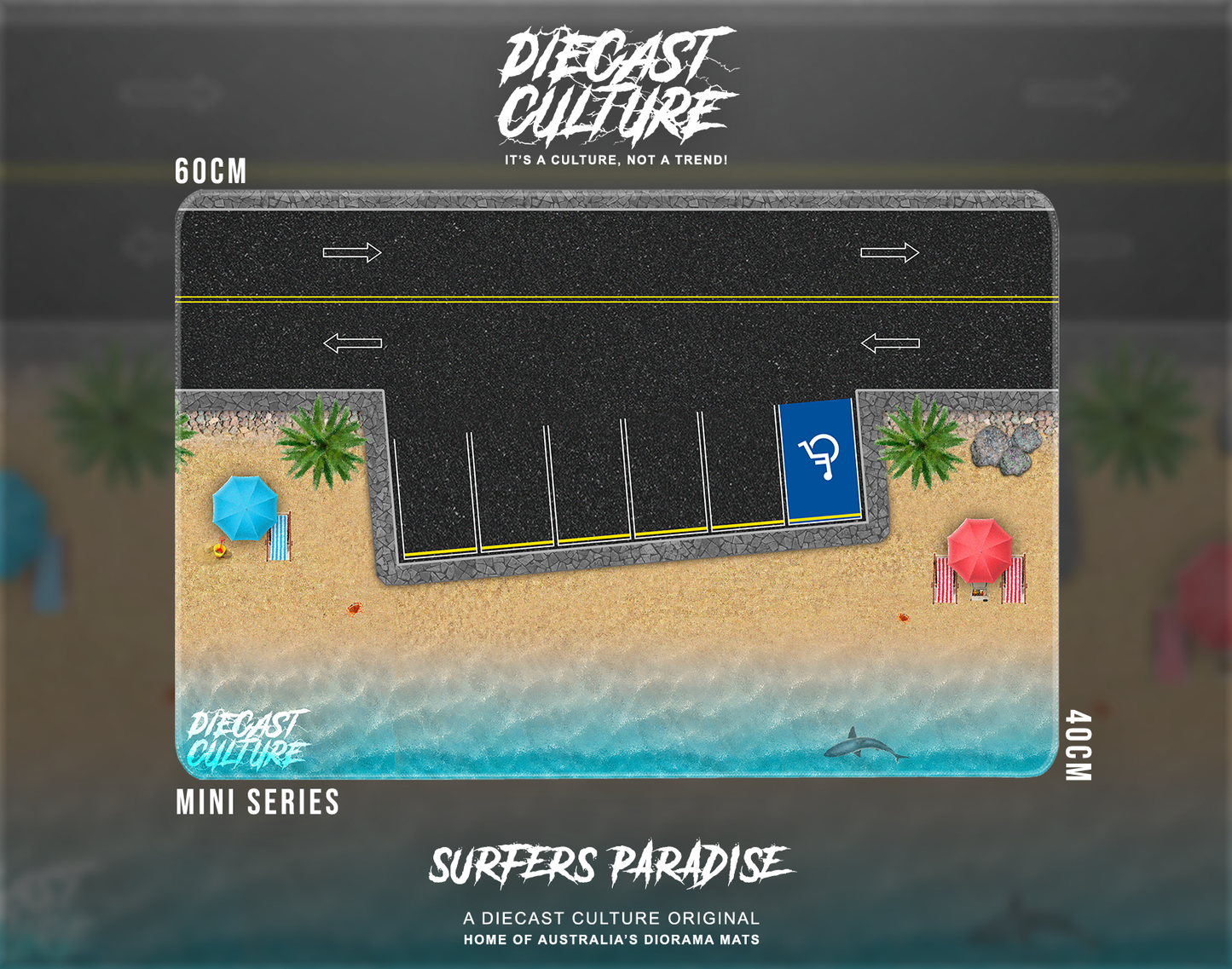 [PRE-ORDER] SURFERS PARADISE - Diorama Desktop Mat (40x60cm)