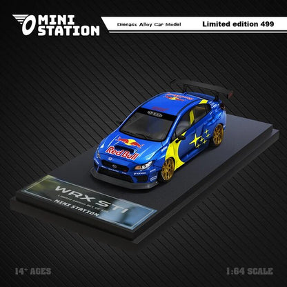 Subaru WRX STi Rally Car Mini Station 1:64 Scale