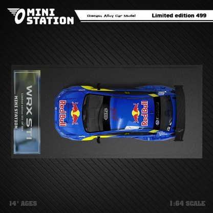 Subaru WRX STi Rally Car Mini Station 1:64 Scale