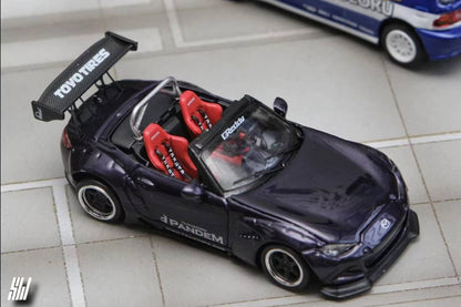 Street Weapon Mazda MX-5 Roadster Pandem Rocket Bunny 1:64 Scale Ghost Player