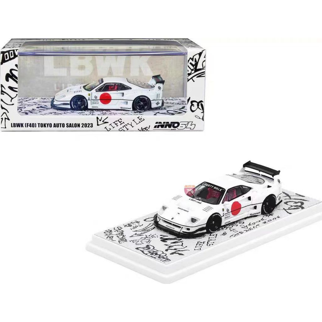 INNO64 Ferrari F40 Tokyo Auto Salon LBWK 1:64 Scale – Diecast Culture