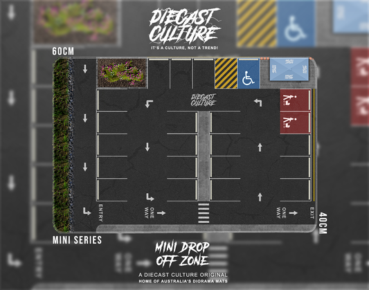 MINI DROP-OFF ZONE - Diorama Desktop Mat (40x60m)