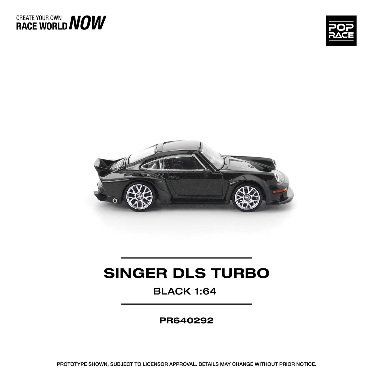 Porsche Singer DLS TURBO (Black) Pop Race - PR640292