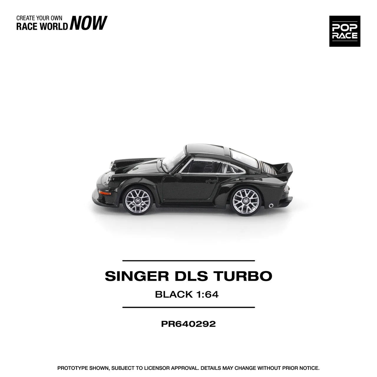 Porsche Singer DLS TURBO (Black) Pop Race - PR640292