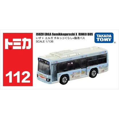 Takara Tomy Tomica 1:136 Bus ISUZU ERGA Sumikkogurashi X RINKO – Modello Diecast Blu 2022 Nuovo In Scatola - Foto 3