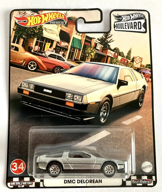 DMC Delorean Boulevard Hotwheels #34