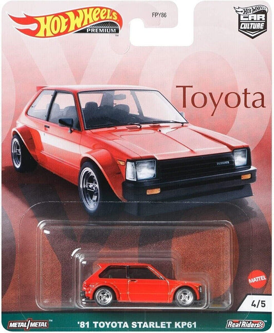 Toyota Series '81 Toyota Starlet KP61 Hotwheels Premium